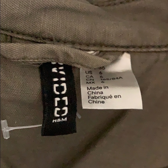 women’s olive green utility jacket - Picture 4 of 5